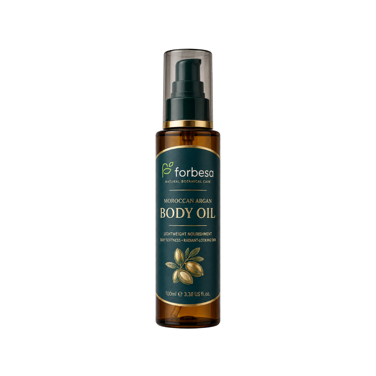 FORBESA Moroccan Argan Body Oil – Lightweight Nourishment, Silky Softness & Radiant-Looking Skin