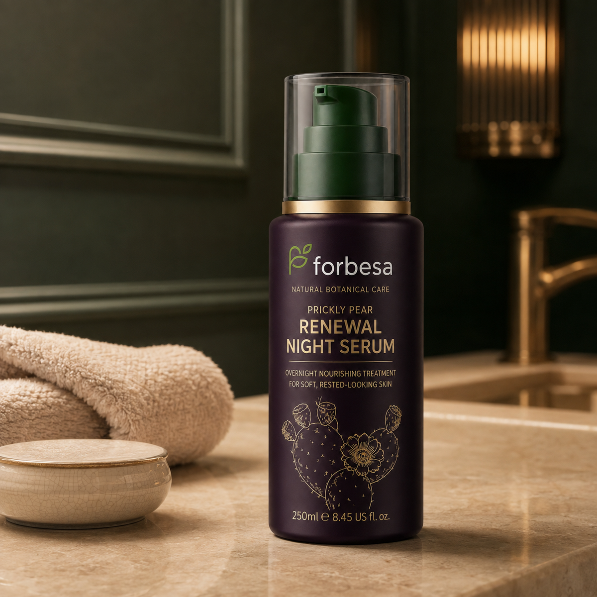 FORBESA Prickly Pear Renewal Night Serum – Overnight Nourishing Treatment