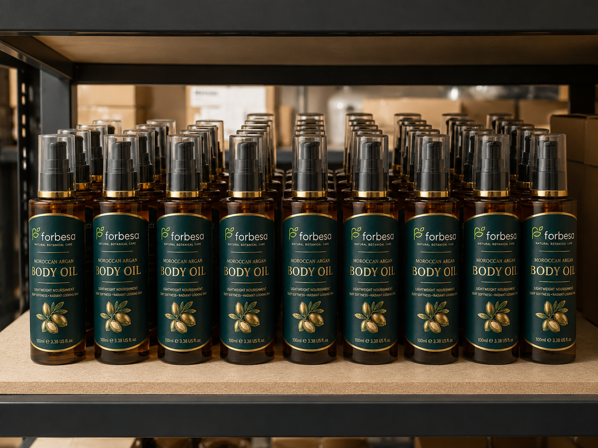 FORBESA Moroccan Argan Body Oil – Lightweight Nourishment, Silky Softness & Radiant-Looking Skin