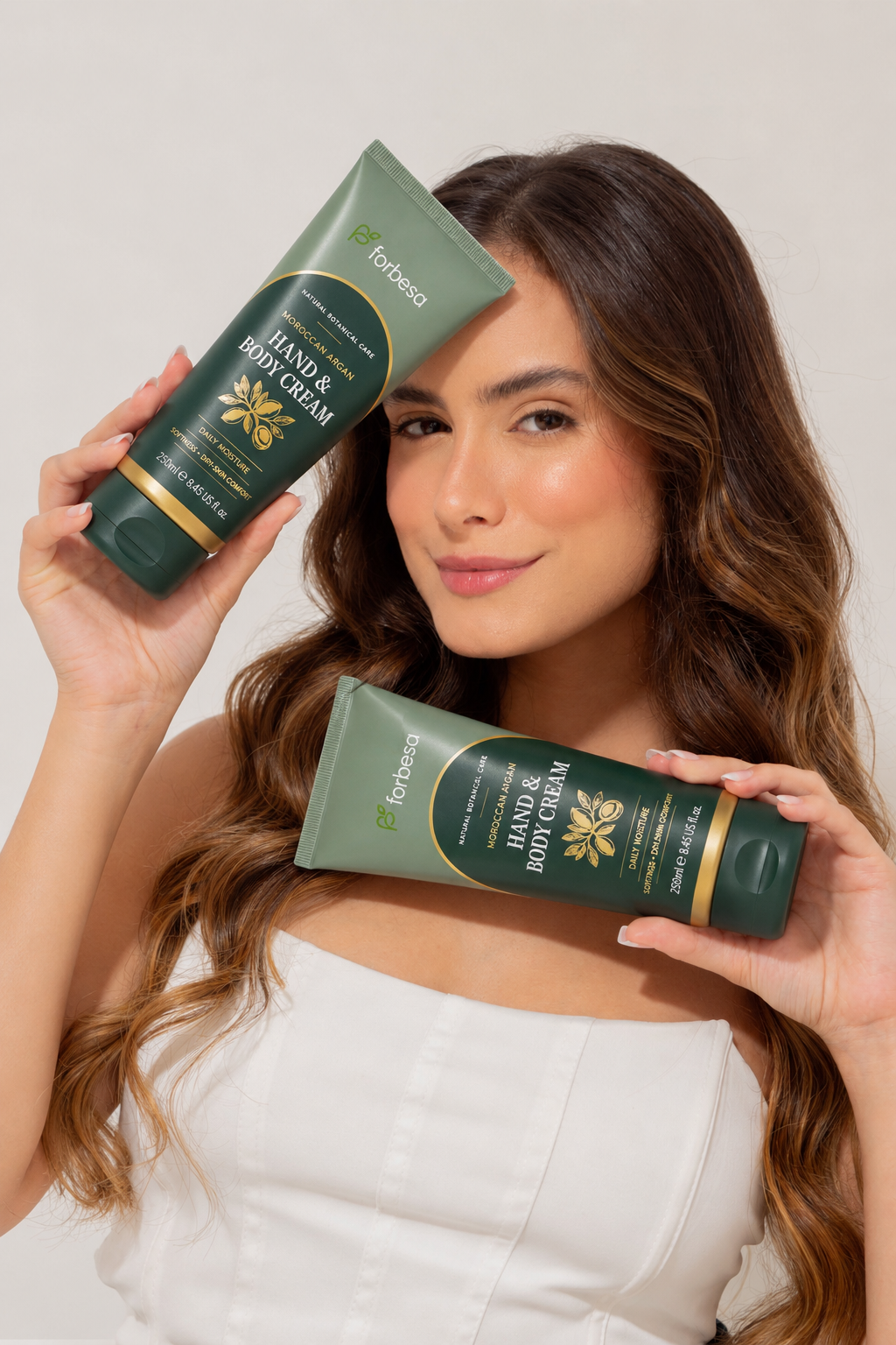 FORBESA Moroccan Argan Hand & Body Cream – Daily Moisture, Softness & Dry-Skin Comfort