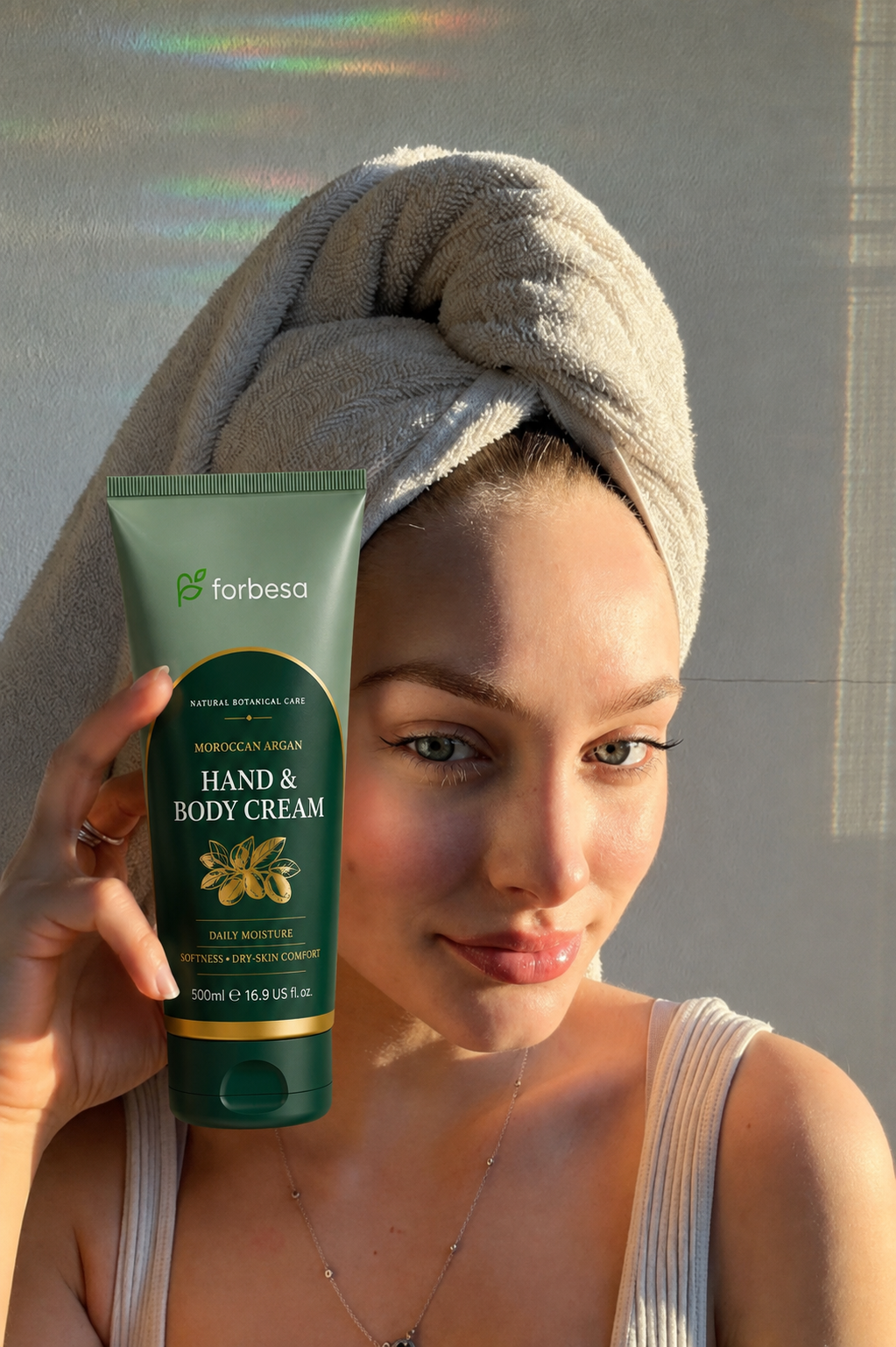 FORBESA Moroccan Argan Hand & Body Cream – Daily Moisture, Softness & Dry-Skin Comfort