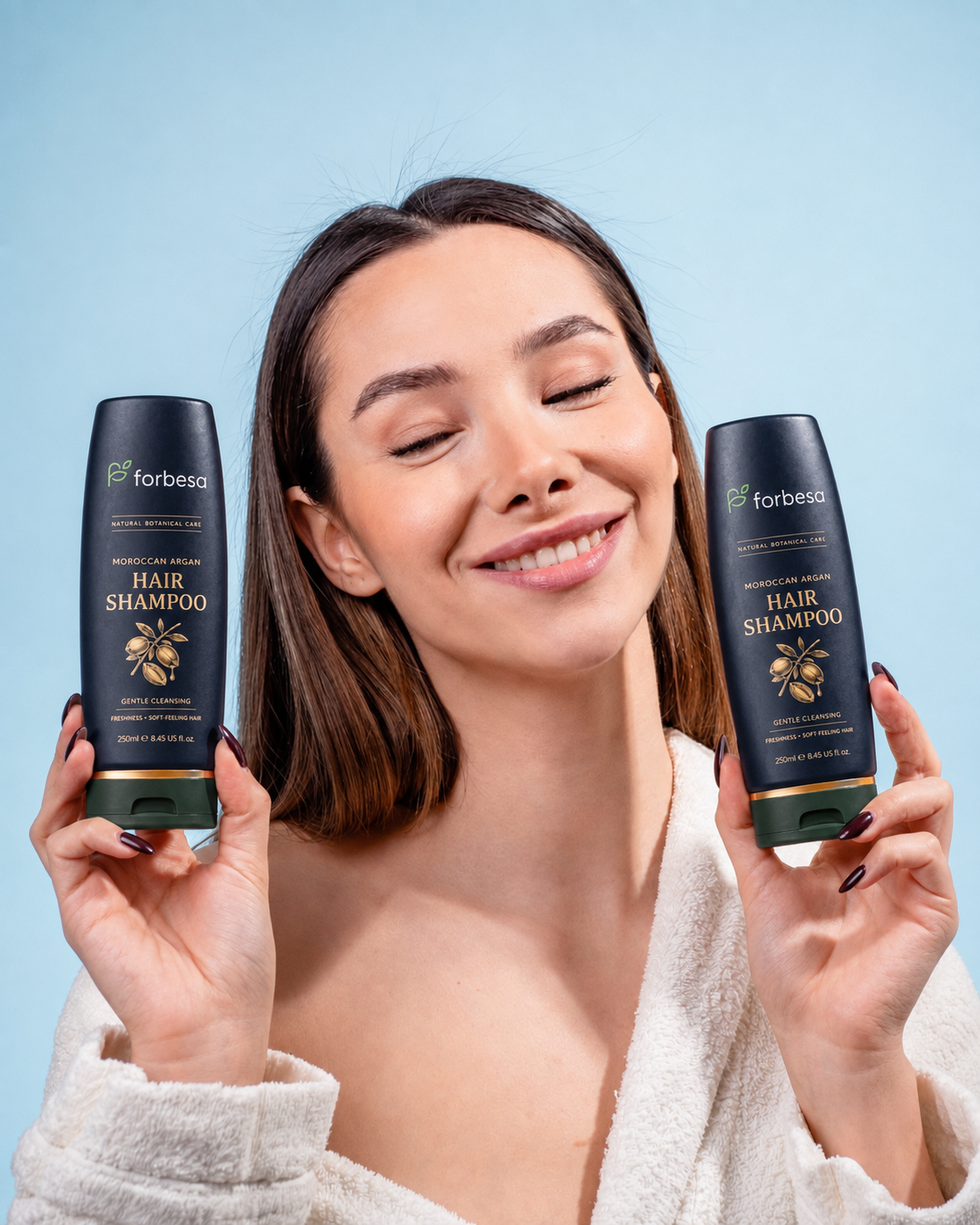 FORBESA Moroccan Argan Hair Shampoo – Gentle Cleansing, Freshness & Everyday Manageability
